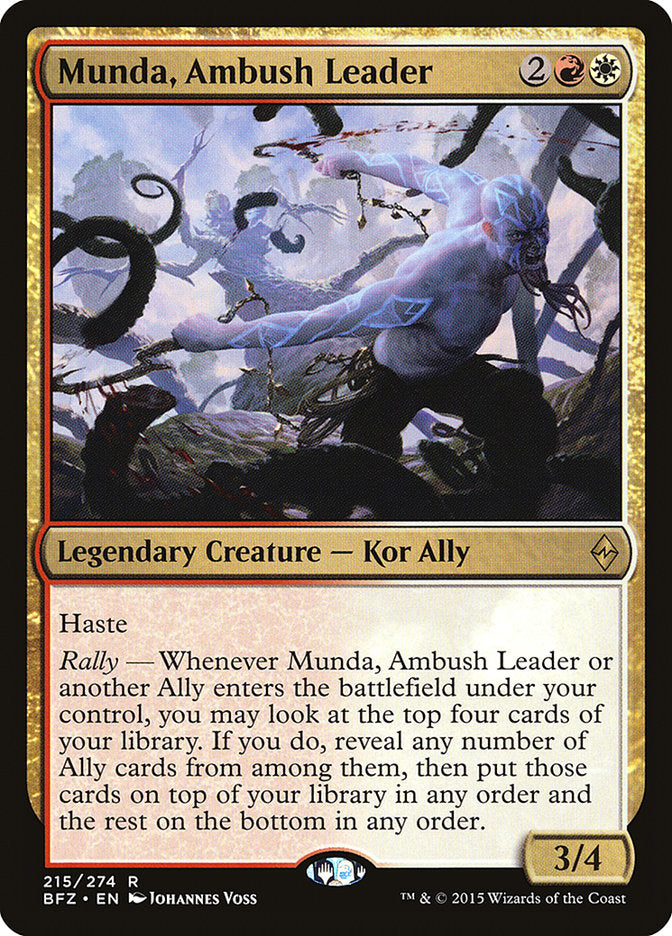 Munda, Ambush Leader (215) [Battle for Zendikar] | Odin's Place