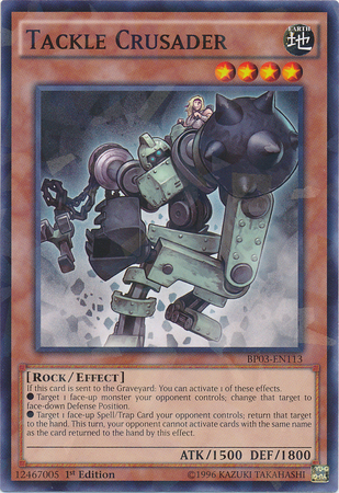 Tackle Crusader [BP03-EN113] Shatterfoil Rare | Odin's Place