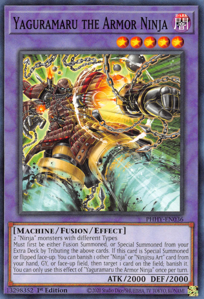 Yaguramaru the Armor Ninja [PHHY-EN036] Common | Odin's Place