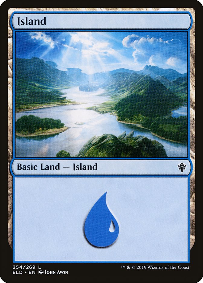 Island (254) [Throne of Eldraine] | Odin's Place