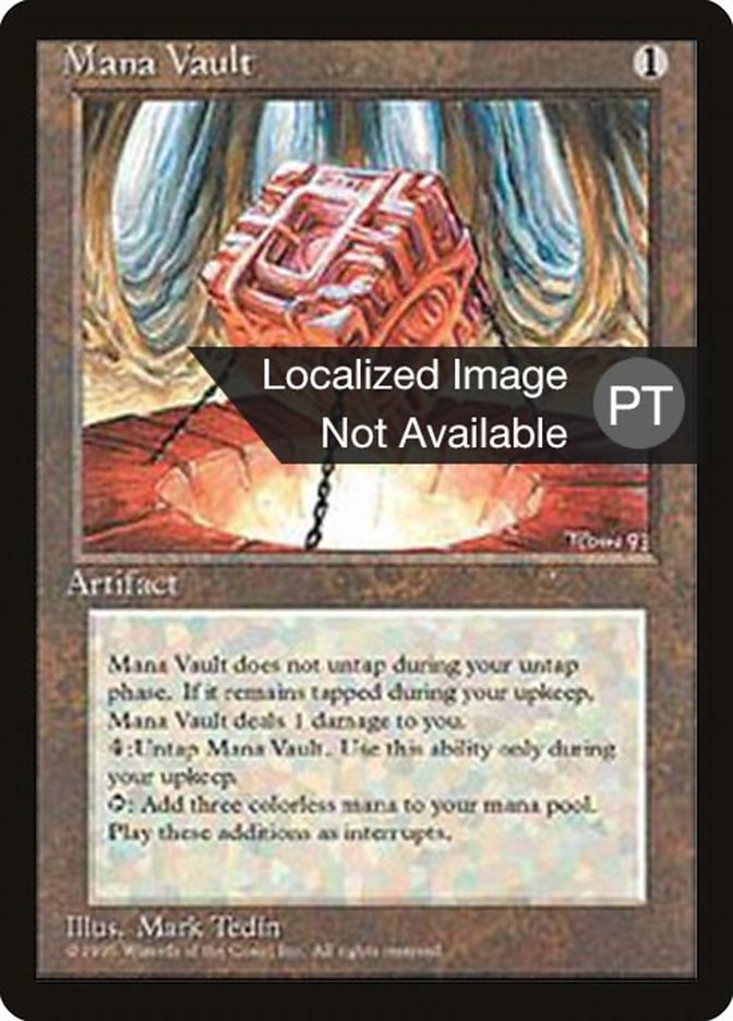 Mana Vault [Fourth Edition (Foreign Black Border)] | Odin's Place