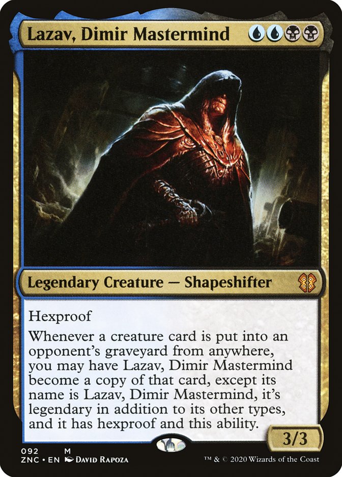 Lazav, Dimir Mastermind [Zendikar Rising Commander] | Odin's Place