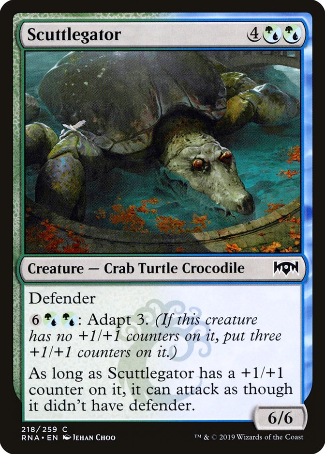 Scuttlegator (218) [Ravnica Allegiance] | Odin's Place