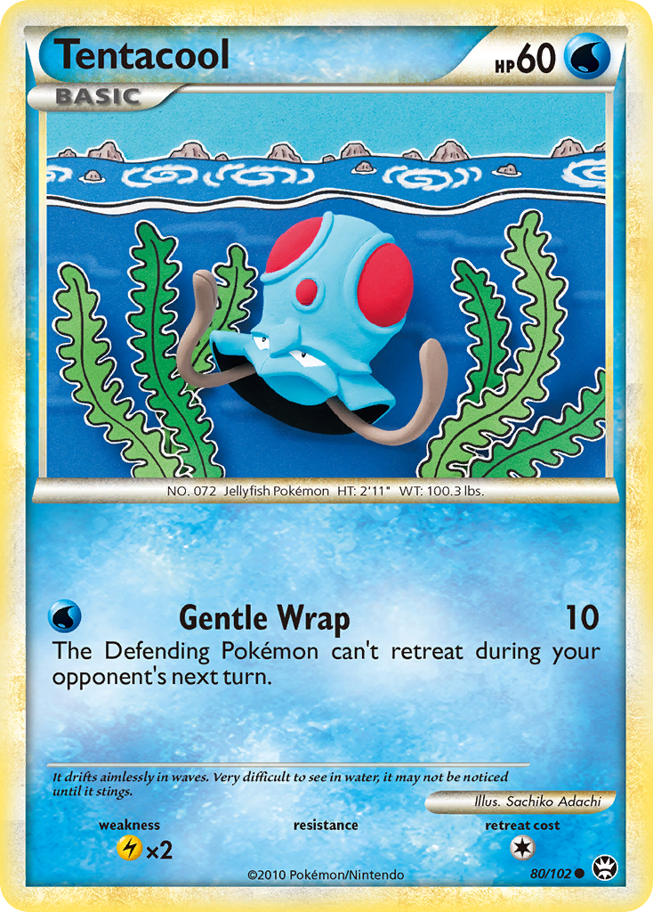 Tentacool (80/102) [HeartGold & SoulSilver: Triumphant] | Odin's Place