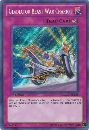 Gladiator Beast War Chariot [LCGX-EN266] Secret Rare | Odin's Place