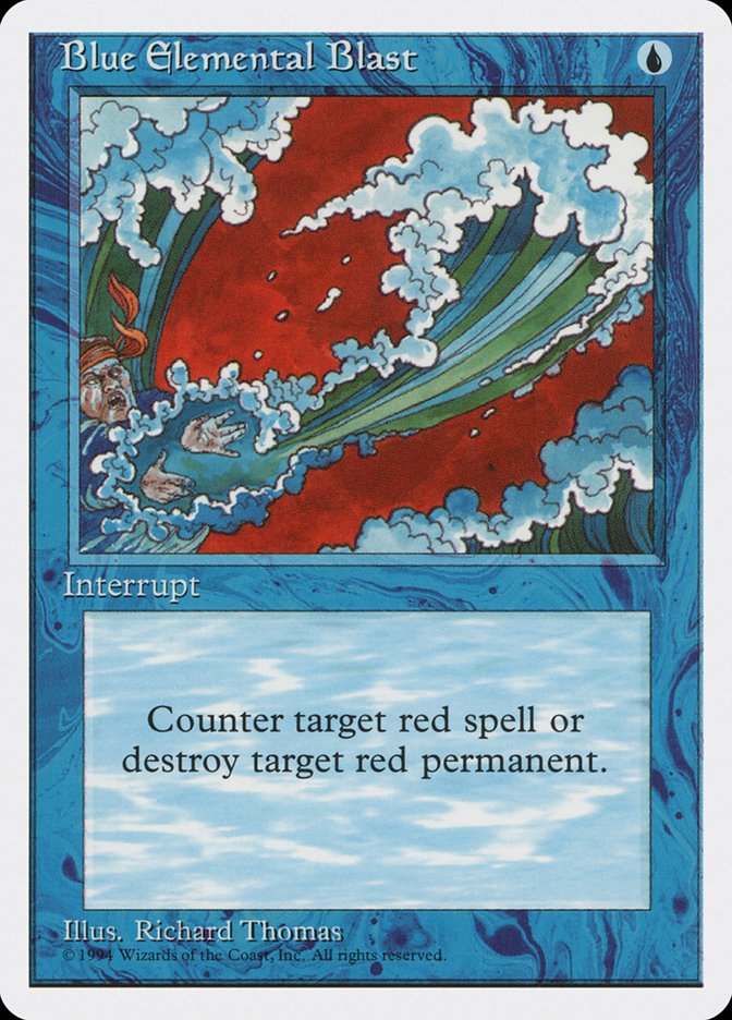 Blue Elemental Blast (5) [Media Promos] | Odin's Place