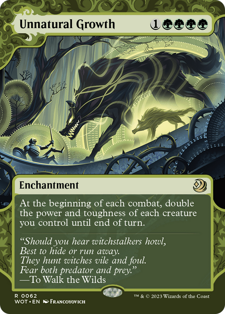 Unnatural Growth [Wilds of Eldraine: Enchanting Tales] | Odin's Place