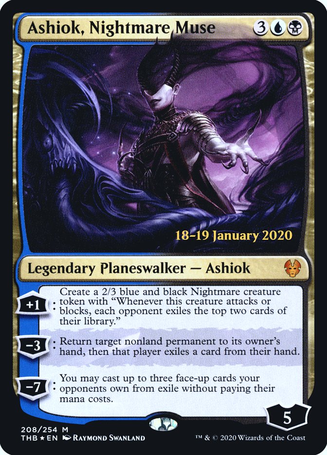 Ashiok, Nightmare Muse [Theros Beyond Death Prerelease Promos] | Odin's Place