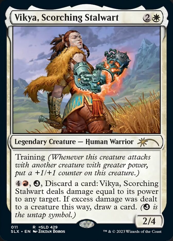 Vikya, Scorching Stalwart [Secret Lair: Universes Within] | Odin's Place
