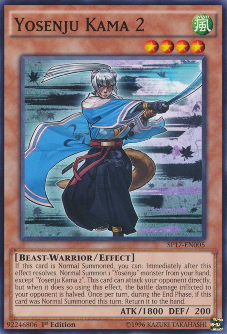 Yosenju Kama 2 [SP17-EN005] Common | Odin's Place