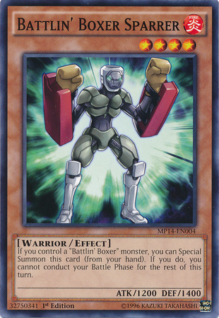 Battlin' Boxer Sparrer [MP14-EN004] Common | Odin's Place