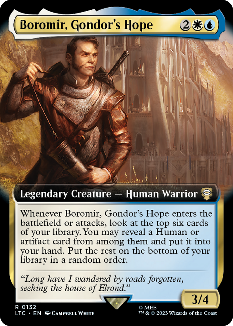 Boromir, Gondor's Hope (Extended Art) [The Lord of the Rings: Tales of Middle-Earth Commander] | Odin's Place