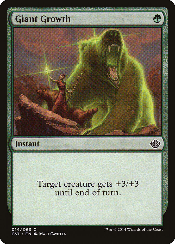 Giant Growth (14) (Garruk vs. Liliana) [Duel Decks Anthology] | Odin's Place