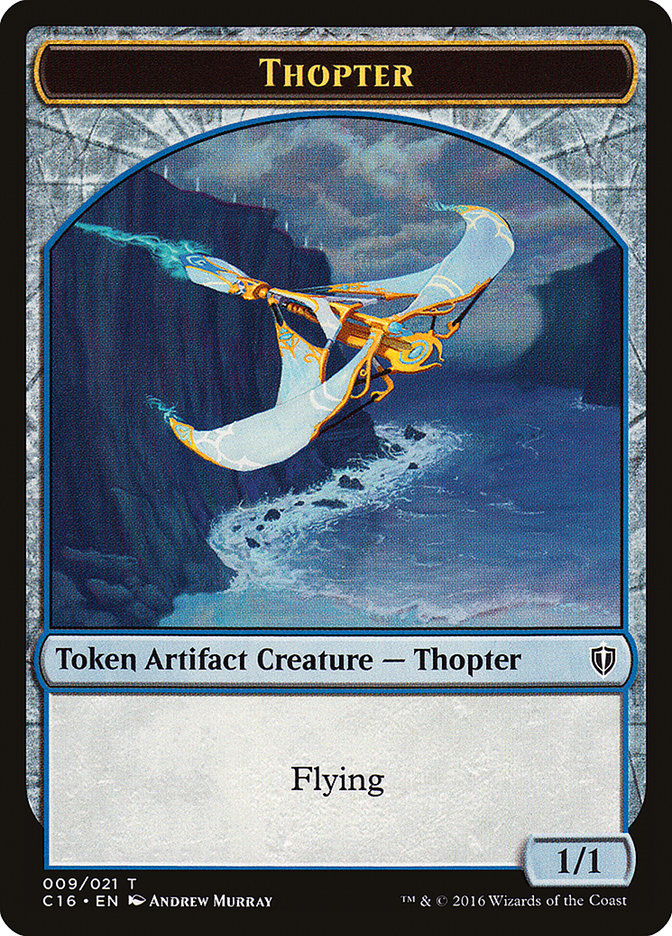 Horror // Thopter Double-Sided Token (19) [Commander 2016 Tokens] | Odin's Place
