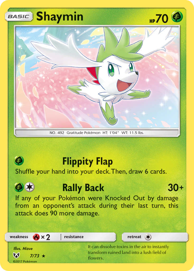 Shaymin (7/73) [Sun & Moon: Shining Legends] | Odin's Place