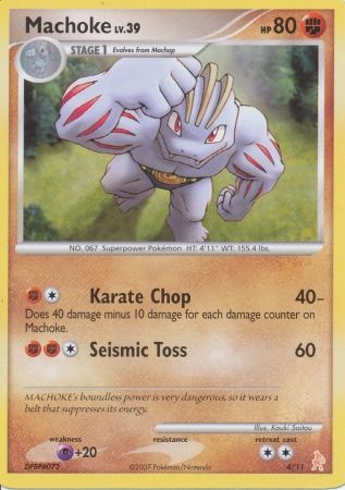 Machoke (4/11) [Diamond & Pearl: Trainer Kit - Lucario] | Odin's Place