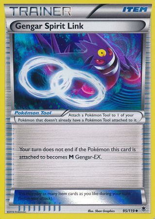 Gengar Spirit Link (95/119) (Alternate Holo GameStop Exclusive) [XY: Phantom Forces] | Odin's Place
