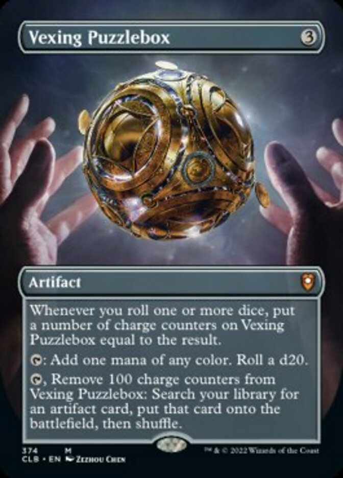 Vexing Puzzlebox (Borderless Alternate Art) [Commander Legends: Battle for Baldur's Gate] | Odin's Place