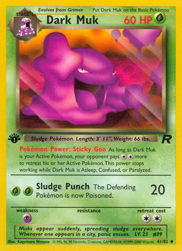 Dark Muk (41/82) [Team Rocket 1st Edition] | Odin's Place