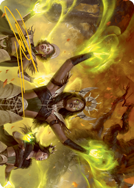 Dawnhart Wardens Art Card (Gold-Stamped Signature) [Innistrad: Midnight Hunt Art Series] | Odin's Place
