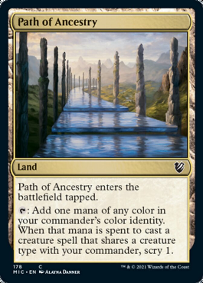 Path of Ancestry [Innistrad: Midnight Hunt Commander] | Odin's Place