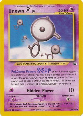 Unown [B] (39/64) [Neo Revelation Unlimited] | Odin's Place