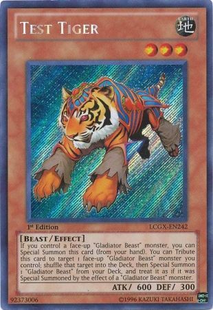 Test Tiger [LCGX-EN242] Secret Rare | Odin's Place