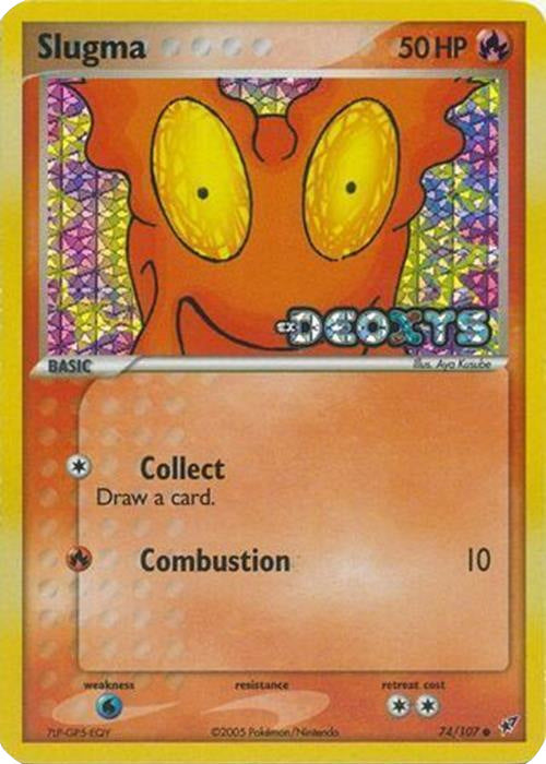 Slugma (74/107) (Stamped) [EX: Deoxys] | Odin's Place