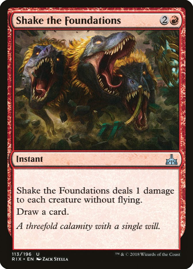 Shake the Foundations (113) [Rivals of Ixalan] | Odin's Place