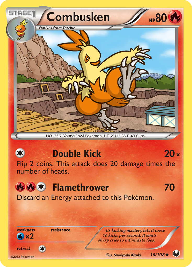 Combusken (16/108) [Black & White: Dark Explorers] | Odin's Place