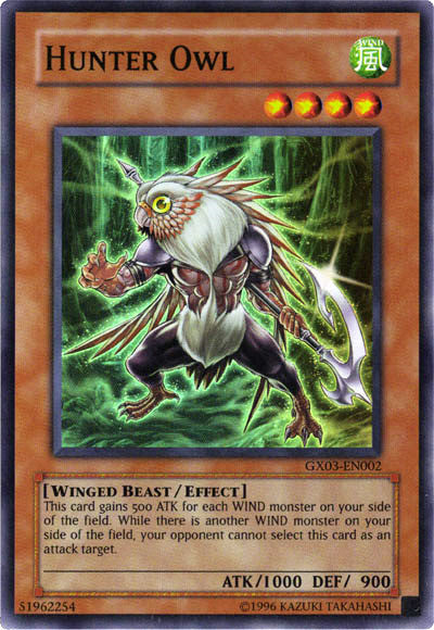 Hunter Owl [GX03-EN002] Super Rare | Odin's Place