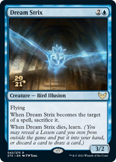 Dream Strix [Strixhaven: School of Mages Prerelease Promos] | Odin's Place