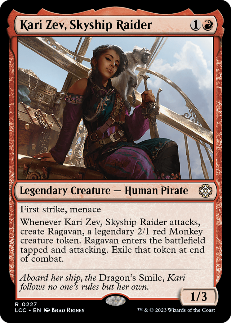 Kari Zev, Skyship Raider [The Lost Caverns of Ixalan Commander] | Odin's Place