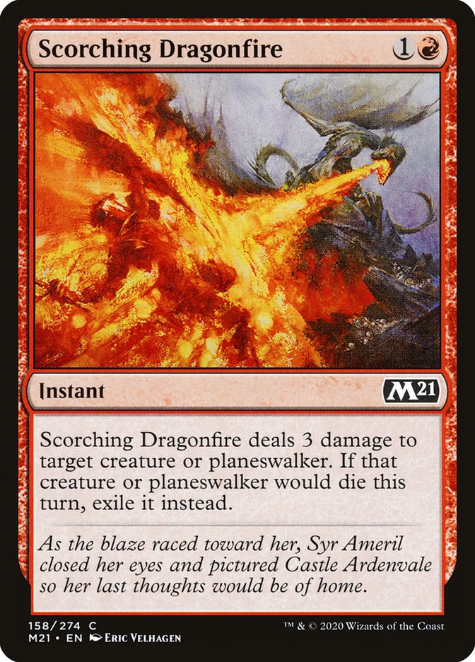 Scorching Dragonfire [Core Set 2021] | Odin's Place