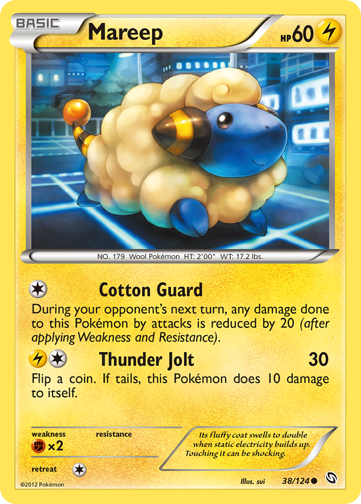 Mareep (38/124) [Black & White: Dragons Exalted] | Odin's Place