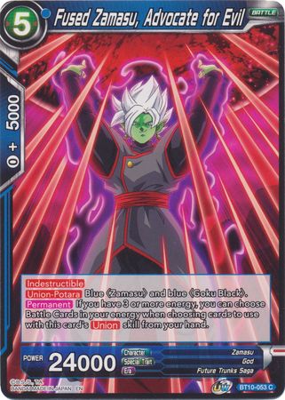 Fused Zamasu, Advocate for Evil (BT10-053) [Rise of the Unison Warrior 2nd Edition] | Odin's Place