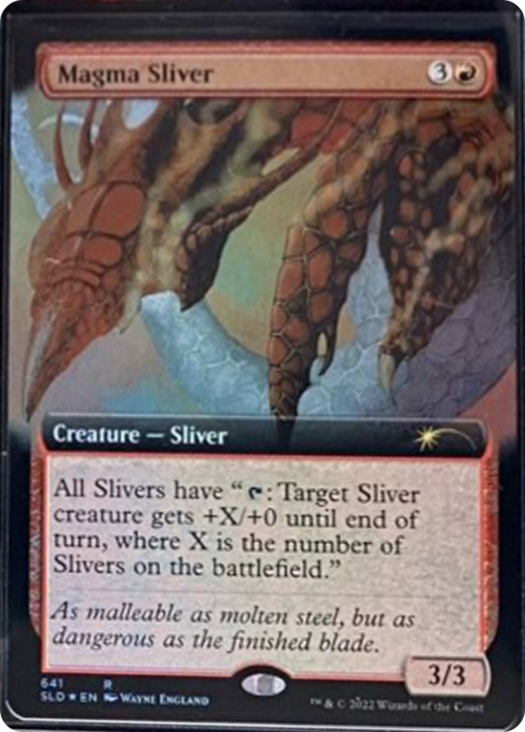 Magma Sliver (Extended Art) [Secret Lair Drop Series] | Odin's Place