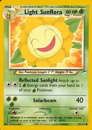 Light Sunflora (72/105) [Neo Destiny Unlimited] | Odin's Place