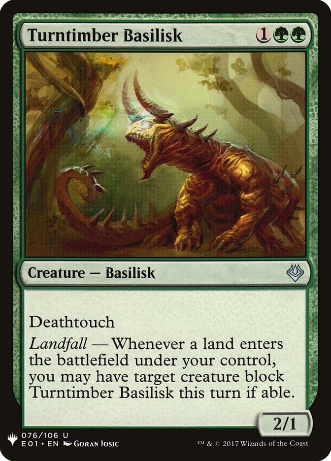 Turntimber Basilisk [Mystery Booster] | Odin's Place