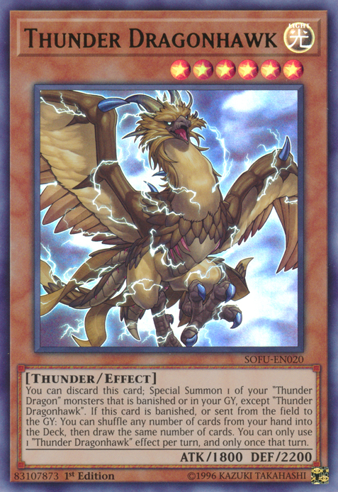 Thunder Dragonhawk [SOFU-EN020] Ultra Rare | Odin's Place