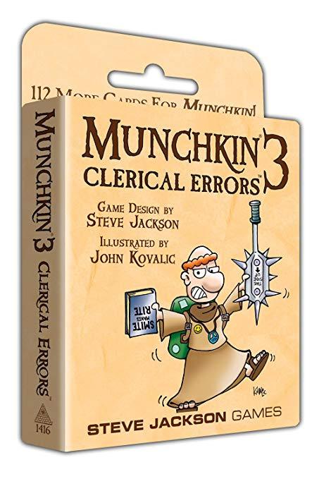 Munchkin 3: Clerical Errors | Odin's Place
