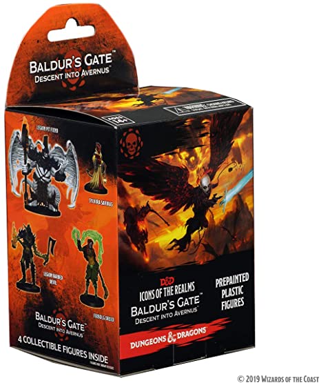 Wizkids Dungeons and Dragons: ICONS OF THE REALMS MINIATURES #12: DESCENT INTO AVERNUS BLIND BOX | Odin's Place