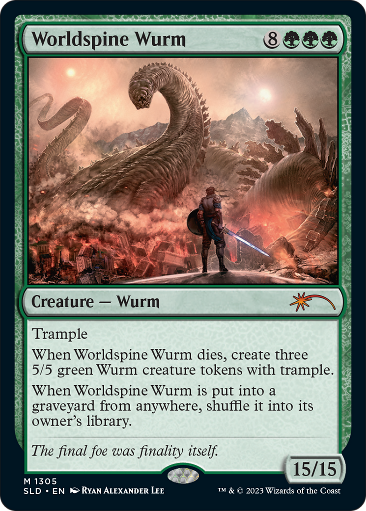 Worldspine Wurm [Secret Lair Drop Series] | Odin's Place