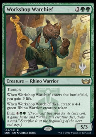 Workshop Warchief (Promo Pack) [Streets of New Capenna Promos] | Odin's Place
