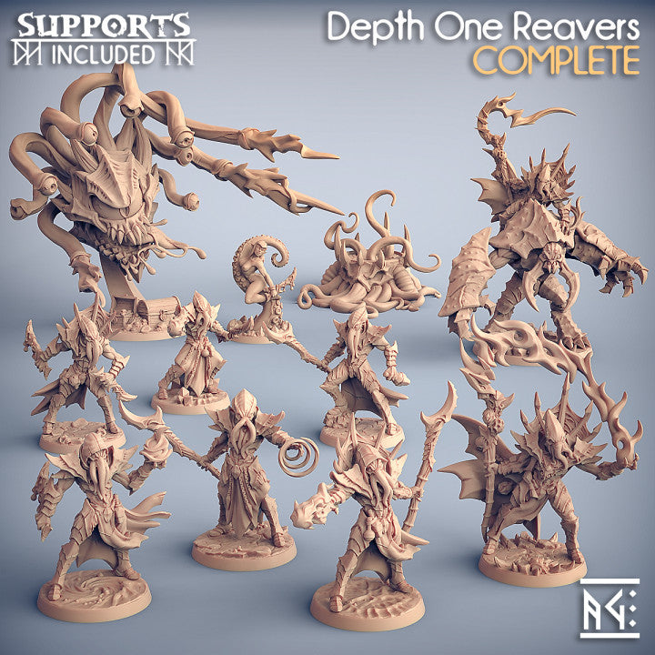 Dragon's Lair Printed Mini: Depth Ones Reavers Set | Odin's Place