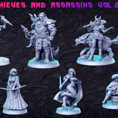 Dragon's Lair Printed Mini: Thieves and Assassins Set | Odin's Place