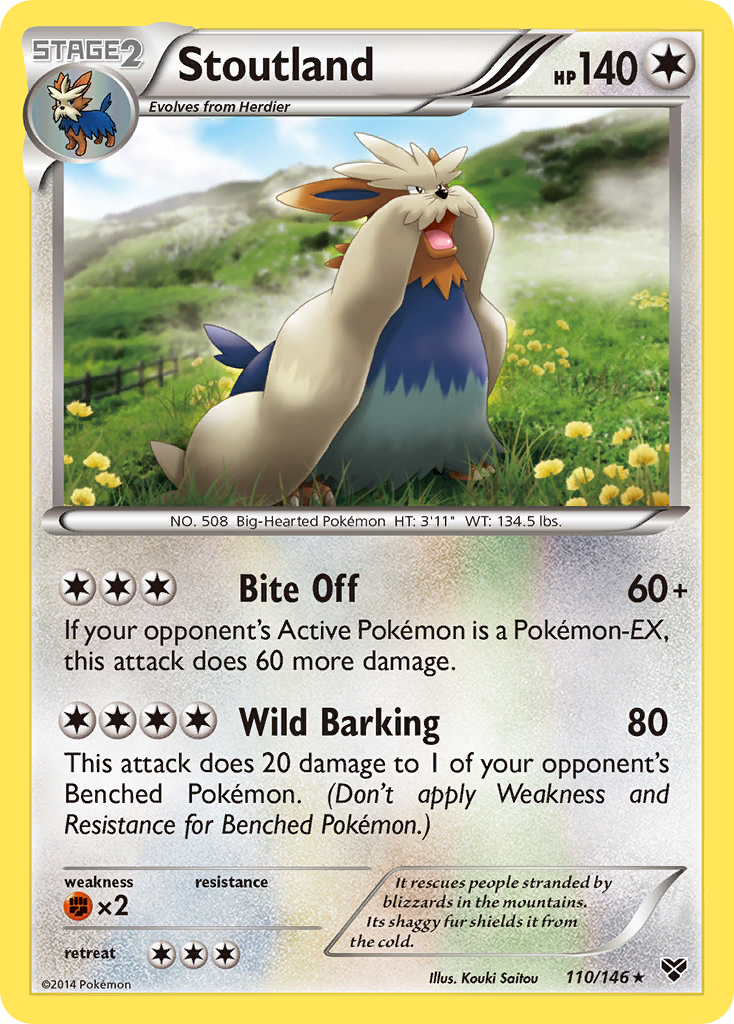 Stoutland (110/146) [XY: Base Set] | Odin's Place