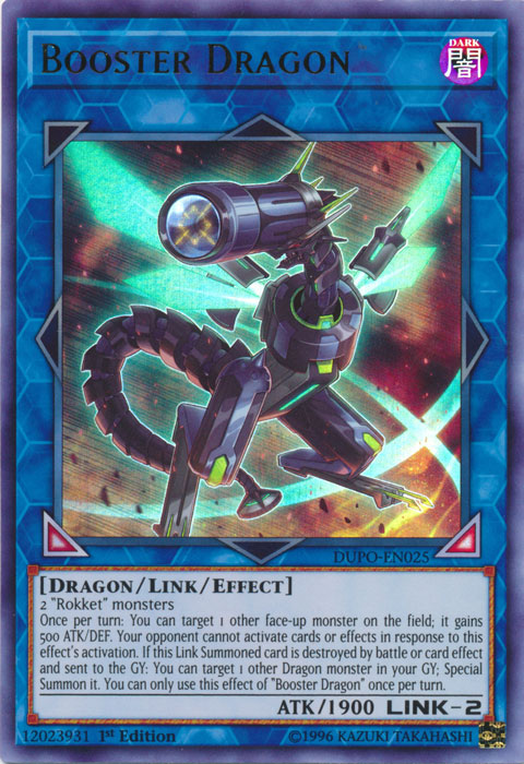 Booster Dragon [DUPO-EN025] Ultra Rare | Odin's Place
