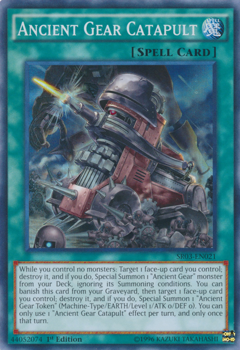 Ancient Gear Catapult [SR03-EN021] Super Rare | Odin's Place
