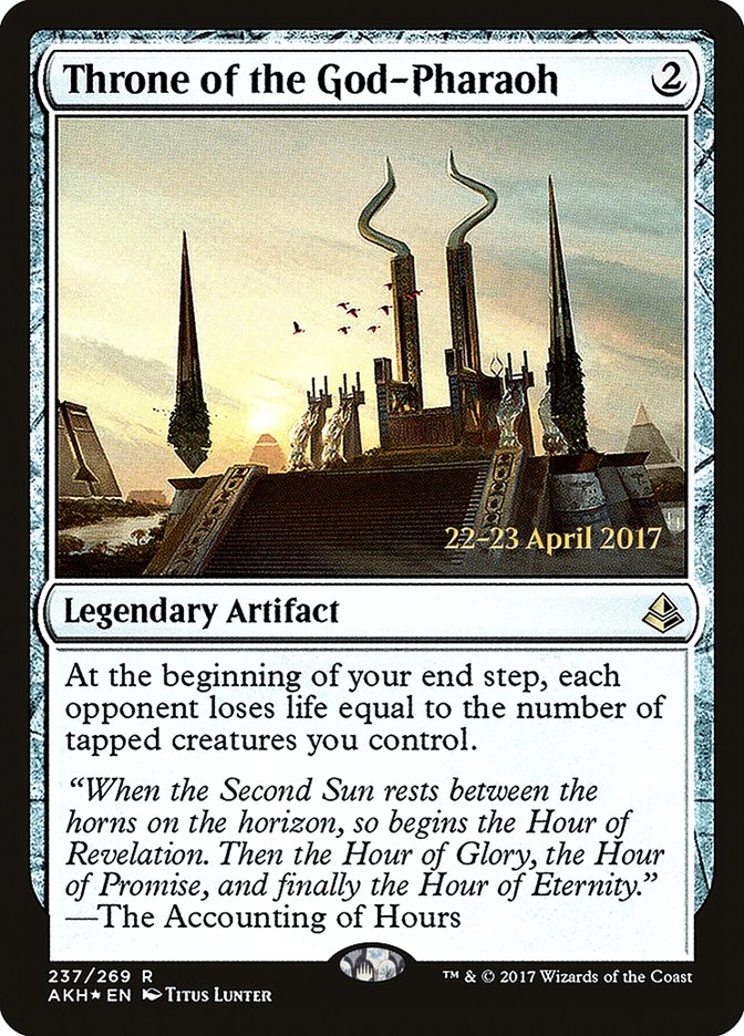 Throne of the God-Pharaoh (237) [Amonkhet Prerelease Promos] | Odin's Place